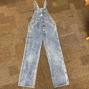 Cute vintage acid wash overalls